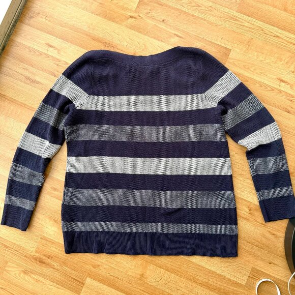 Cotton Blend Waffle Stitch Sweater - NWOT - XXL - Picture 7 of 14